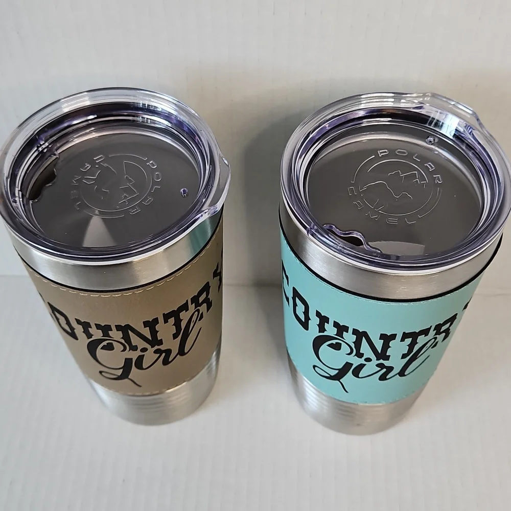 Polar Camel COUNTRY GIRL Tumblers, Set Of 2